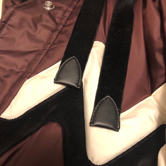 coach fair isle puffer